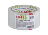 Скотч прозрачный 50мм*66м, 40мкм, STAFF CLASSIC, 440175