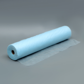 Простынь одноразовая голубая 70*200мм, пл.10, 100шт/рулон, 10401775
