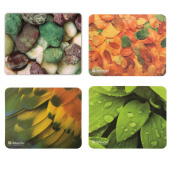 Коврик для мыши DEFENDER Sticker 220*190*4мм, ассорти 8 видов, 510046