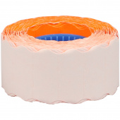 Этикет-лента 26*12 волна оранжевая /200/