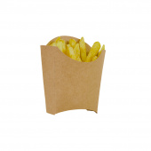 Коробка д/картофеля фри 120г (М) Fry, 50шт/упак, 110*54*137, крафт/крафт /24/ ECO NEW