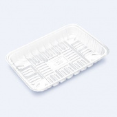 Лоток №2 белый, 167*125*21, 100шт/упак /20/ Фопос