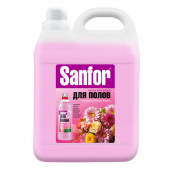 Средство для пола Санфор Цветочный фреш 5л, /2/ 608306