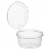 Соусница с внешн. закр. 80мл д63, прозр., 100шт/упак /11/ АЛ