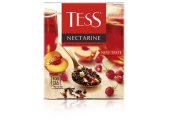 Чай черный Тесс (TESS) "Nectarine", с персиком и земляникой, 100 инд.пак/уп, 624520