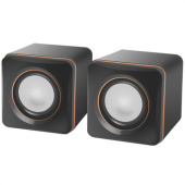 Колонки компьютерные DEFENDER SPK-33, 2.0, 5Вт, 3,5мм джек, пластик, черные, 513814