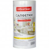 Салфетка вискоза, 200шт/рулон, 20*22см, OfficeClean, 252720