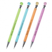 Карандаш автоматический 0,5мм BRAUBERG "Diamond", корпус ассорти, 181416