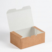Коробка д/наггетсов 400мл, 115*75*45 (S), 25шт/упак, крафт /24/36/ OSQ FAST FOOD BOX