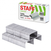 Скобы №10 STAFF "Everyday", оцинкованные, 1000шт/уп, 220428
