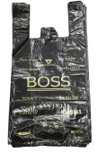 Майка ПВД 28*55 BOSS 35мкм, 50шт/уп /20/ черный