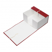Короб архивный OfficeSpace 150мм, с клапаном, картон, 1400л, ассорти, 239072