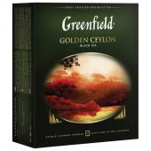 Чай черный Гринфилд (GREENFIELD) "Golden Ceylon", 100 пак/уп, 620218