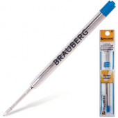 Стержень шариковый  98мм, синий (тип PARKER) BRAUBERG, 0,5мм, металлический, 170199