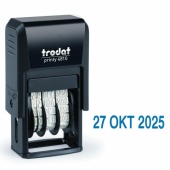 Датер TRODAT 4810, 1 строчный, 3,8мм, месяц буквами, автоматический, 075337/ 230546