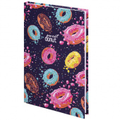 Тетрадь - блокнот 80л. А5, клетка, BRAUBERG KIDS "Donuts", 114425