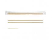 Палочки бамбуковые 22,5см КРУГЛЫЕ с ЗУБ, п/э, 100шт/уп /30/ Complement, 89 436/ 94 847