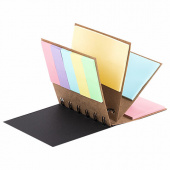 Закладка клеевой край в книжке, 15*50, 25л х 5цв., 75*50, 25л х 3цв., BRAUBERG PASTEL, 115582