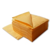 Салфетки LIME 24*24см 1-сл, 400л, желтые /12/ 410800