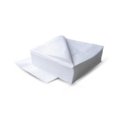 Салфетки LIME 24*24см 2-сл, 250л, белые /12/ 510100