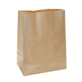 Пакет бумажный с прямоугольным дном 220*120*290, крафт, ECO Bag /1000/