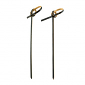 Пика бамбуковая Узелок 10см, черная, 100 шт/упак, AVIORA /15/ 401-279