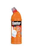 Чистящее средство д/унитаза Санфор (SANFOR) WC Gel, 1л, гель /10/ 10008