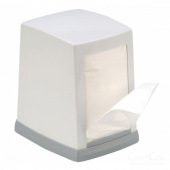 Диспенсер Б/У для салфеток VIALLI NP80, 18*24см, белый/серый