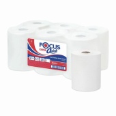 Полотенца рулонные (Н1) FOCUS EXTRA Quick 150м, втулка d-50мм, белые 2-сл /6/ 5046577