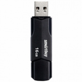 Флеш-диск 16 GB Smart Buy "Clue", USB 2.0, черный, 513784