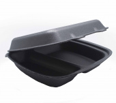 Ланч-бокс ЛСП-2 247*208*63, СПК, 130шт/упак, ЧЕРНЫЙ