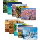 Коврик для мыши DEFENDER Silk Pad Nature 230*190*1,6мм, ассорти 10 видов, 511723