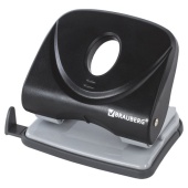 Дырокол BRAUBERG до 25л "Original", черный, 222542