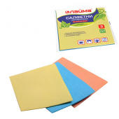 Салфетка целлюлоза 15*18см, 3шт/упак, LAIMA "MAXI", 601558