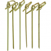 Пика бамбуковая Узелок 10см, 100шт/упак /100/ 112-001