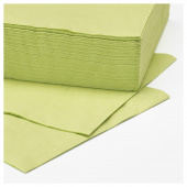 Салфетки Лайт 100л 23*22 /50/ светло-зеленые