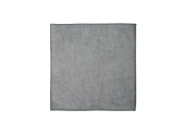 Салфетка микрофибра 30*30см, серая, 220г/м2 (без упаковки), оверлок