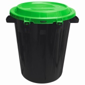 Ведро-бак IDEA 60л с крышкой, ассорти, 602307 