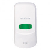 Дозатор д/жидкого мыла 0,6л ЛАЙМА, наливной, пластик, белый, 601423 /10/