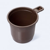 Чашка кофейная 200мл коричневая, 50шт/упак /30/ ФОПОС