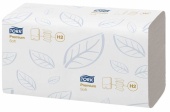 Полотенца листовые белые "Tork Premium Multifold", 110 л