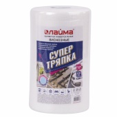 Салфетка вискоза, 200шт/рулон, 23*25см, LAIMA /2/ 605488