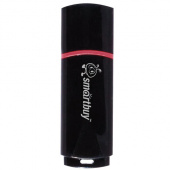 Флеш-диск 16 GB Smart Buy "Crown", USB 2.0, черный, 512189