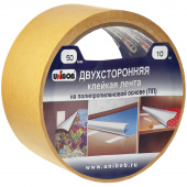 Скотч двусторонний 50мм*25м, основа-полипропилен, UNIBOB, 145081