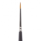 Кисть синтетика № 0 BRAUBERG ART "CLASSIC", мягкая, под колонок, круглая, 200684