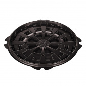 Тортница круглая Т-022/1Д ДНО /144/ коричневая, 1213498