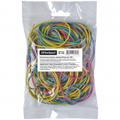 Резинки для денег OfficeSpace цветные,  100г, 60мм, натуральный каучук, 235121