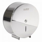 Диспенсер д/туалетной бумаги 200м LAIMA PROFESSIONAL INOX, Т2, нерж. сталь, зеркальный, 605699 /2/