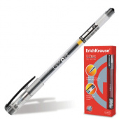 Ручка гелевая черная ErichKrause "G-POINT", 0,38мм, игольчатый узел, 093022