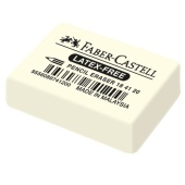 Ластик Faber-Castell прямоугольный "Latex-Free", синтетический каучук, 40*27*10мм, 286061